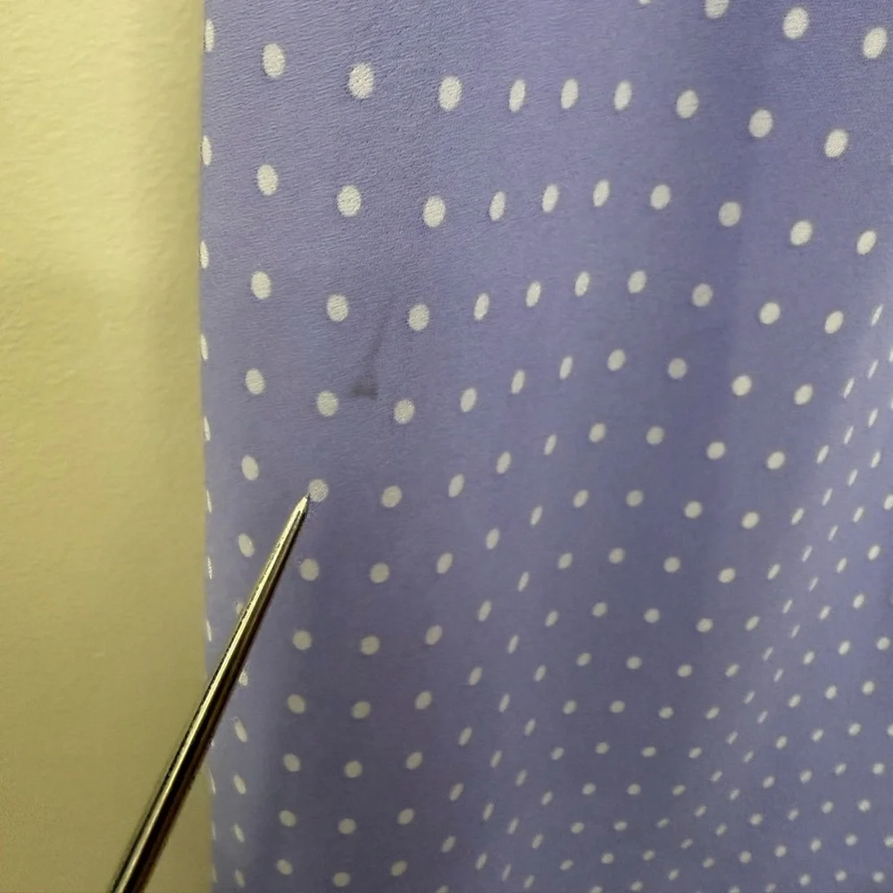 Reitmans Lilac One-Shoulder Polkadot Dress - Picture 12 of 12